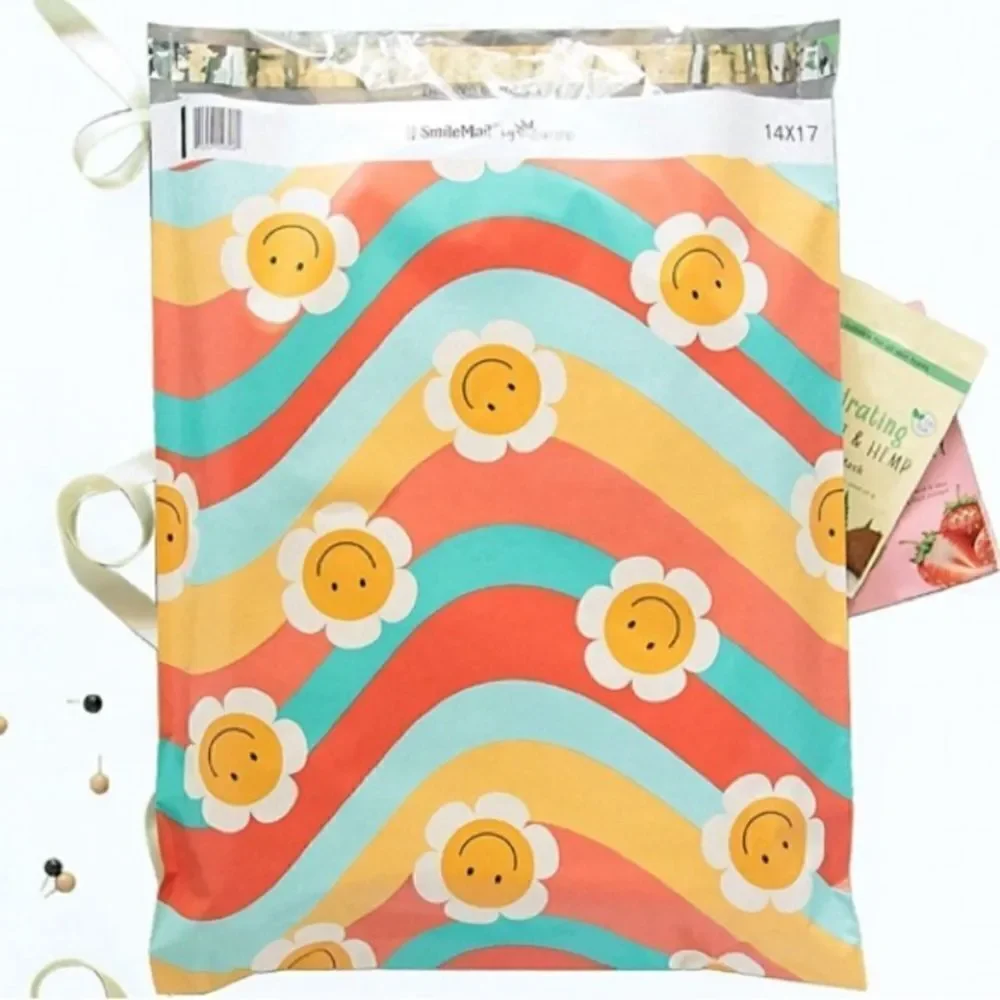 Poly Mailers 35 pieces plus tissue paper and stickers